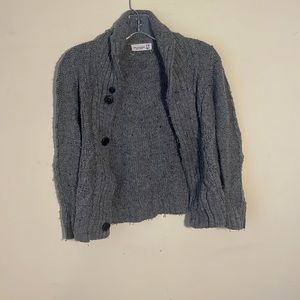 Boys Zara wool blend cardigan sweater Size 7/8